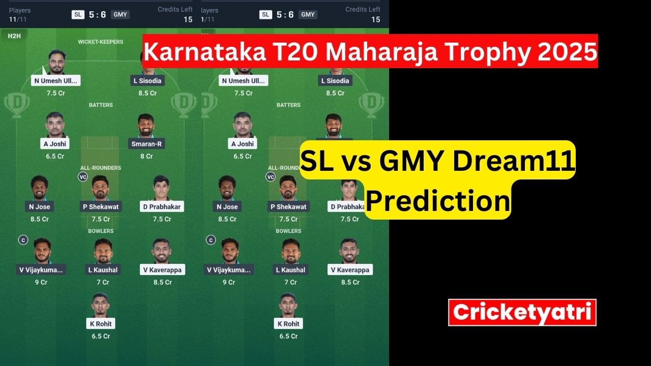 SL vs GMY Dream11