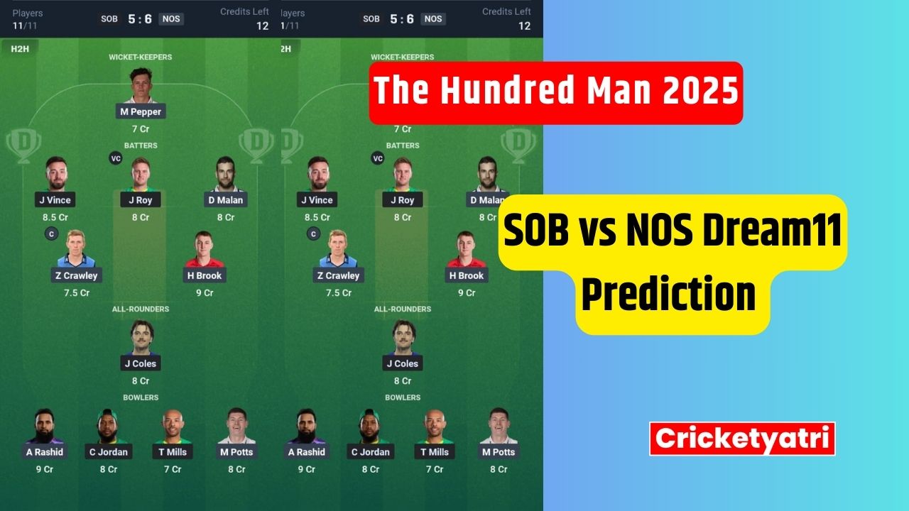 SOB vs NOS Dream11