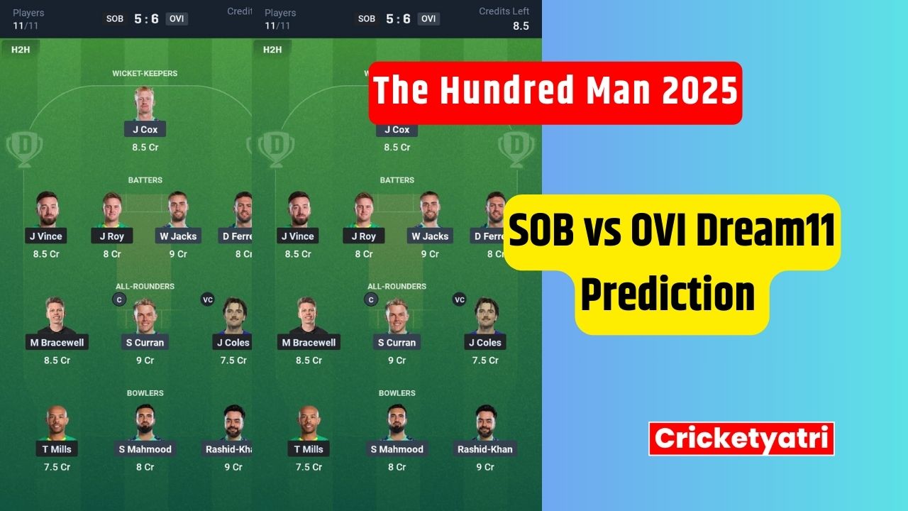 SOB vs OVI Dream11