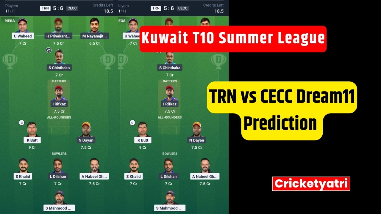TRN vs CECC Dream11