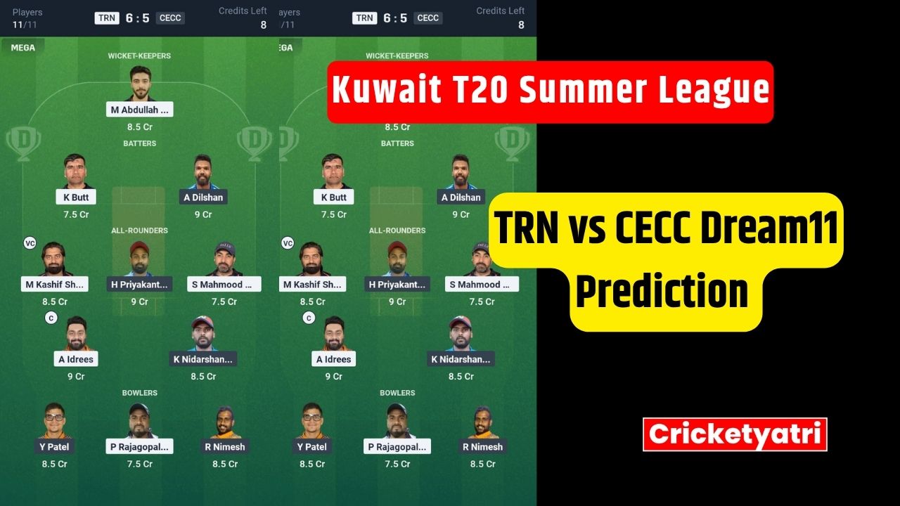 TRN vs CECC Dream11