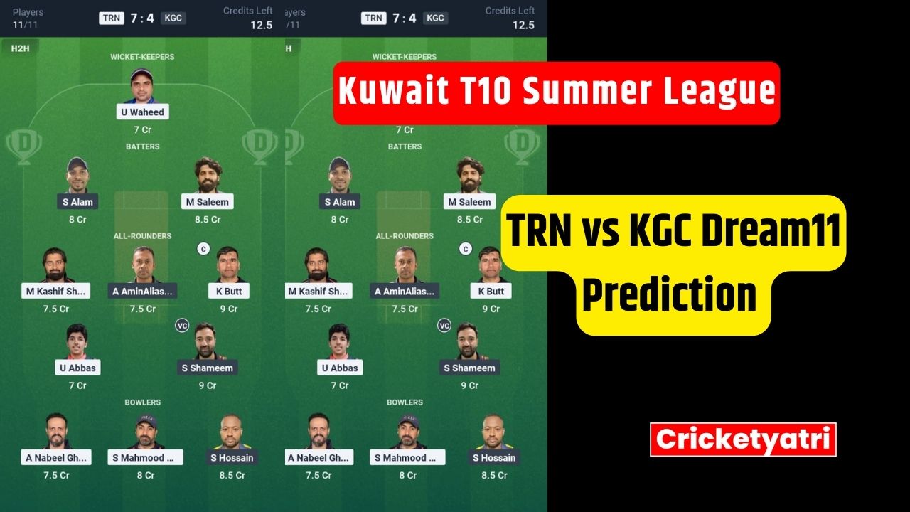 TRN vs KGC Dream11