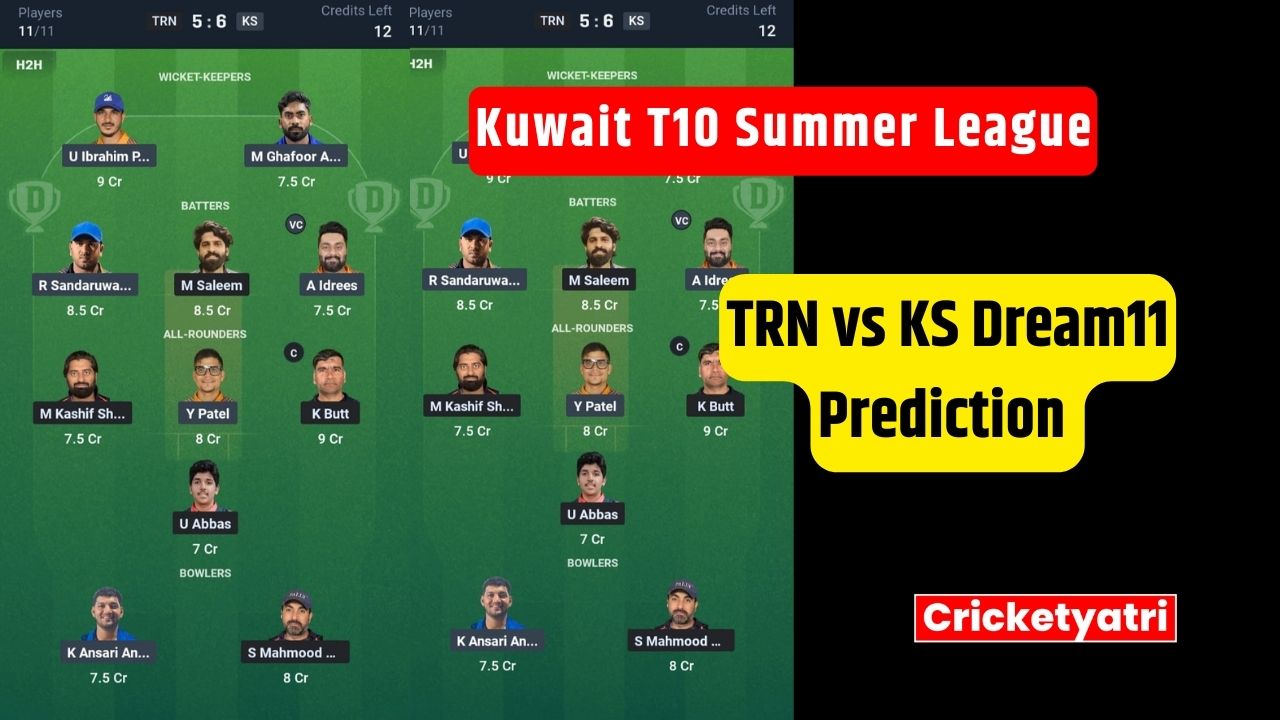 TRN vs KS Dream11