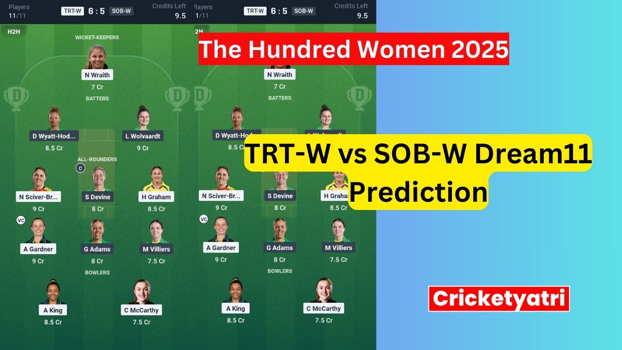 TRT-W vs SOB-W Dream11