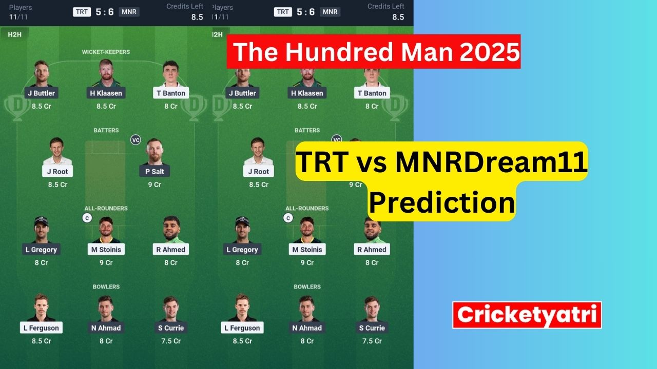 TRT vs MNR Dream11