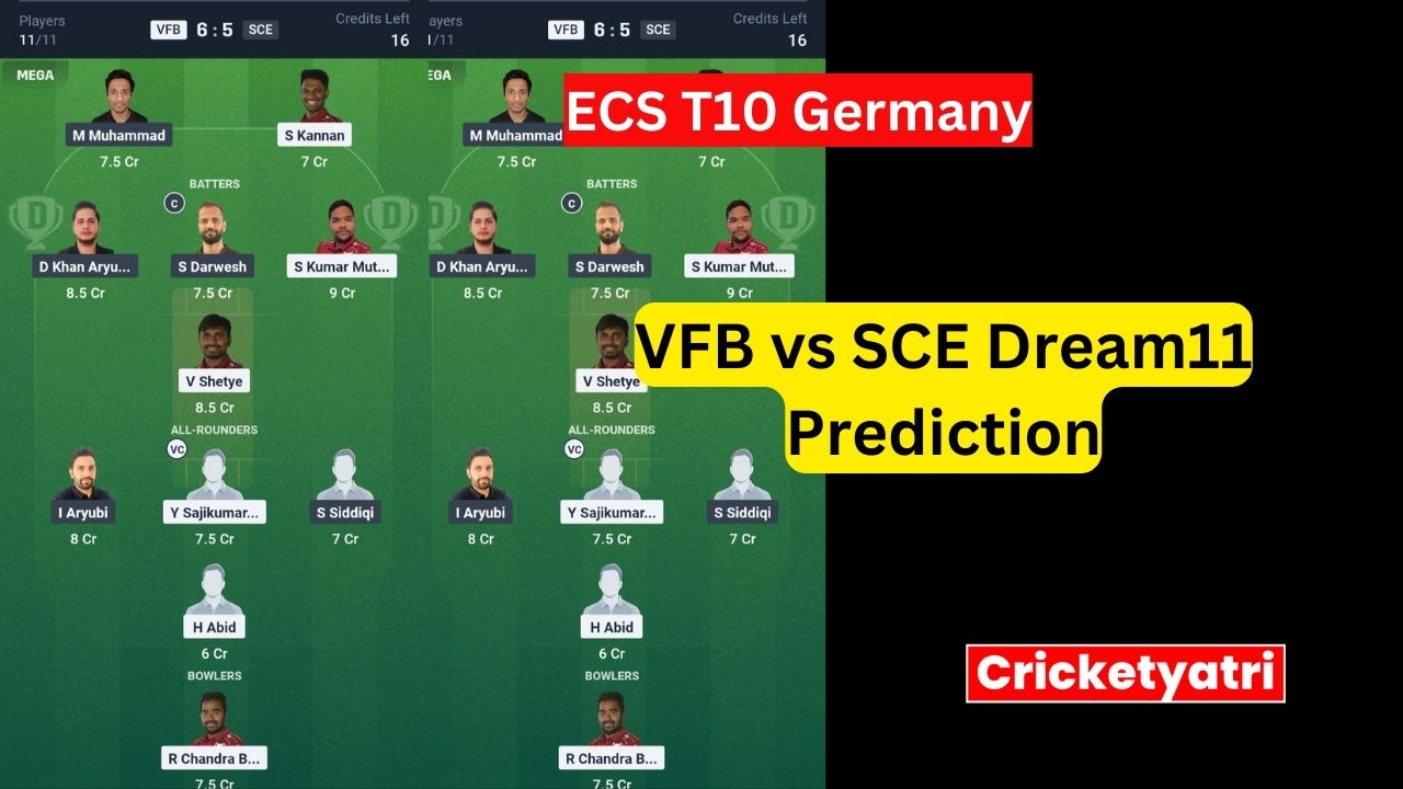VFB vs SCE Dream11