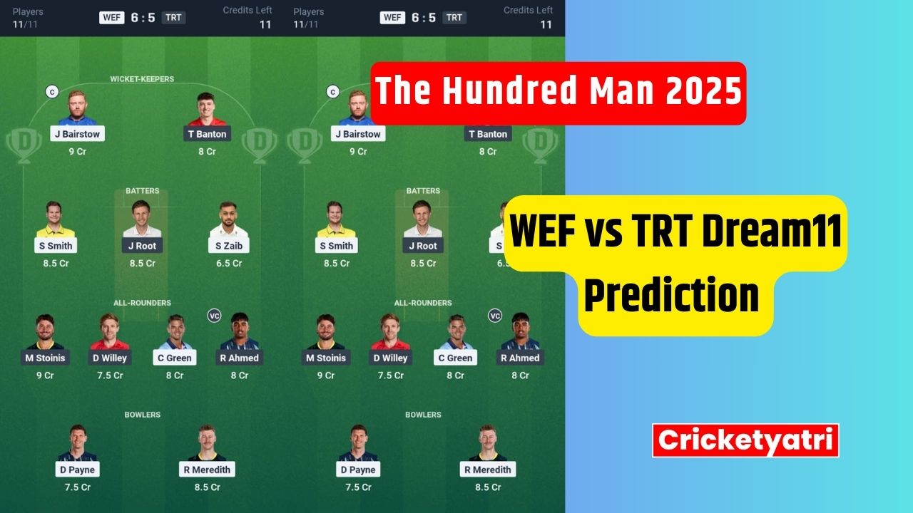 WEF vs TRT Dream11