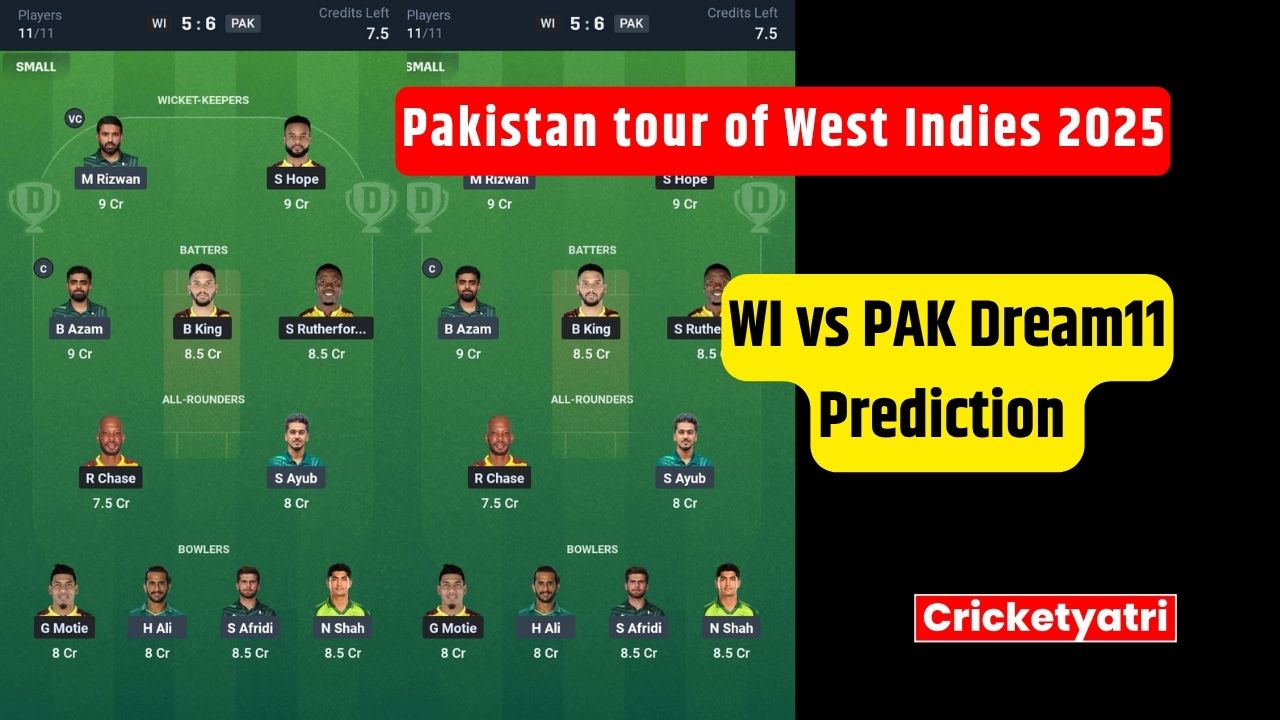 WI vs PAK Dream11