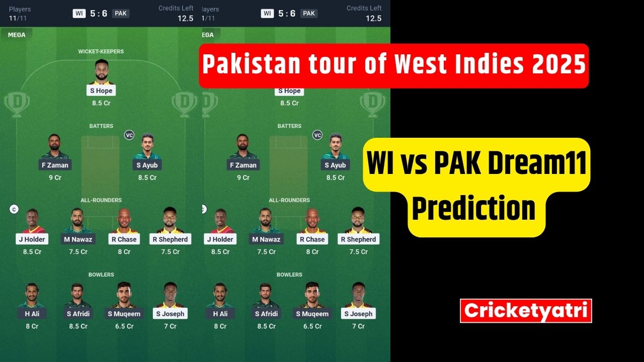 WI vs PAK Dream11