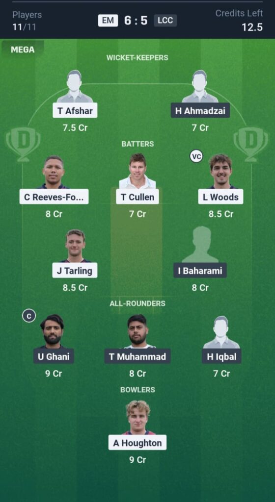 LNS-W vs OVI-W Dream11